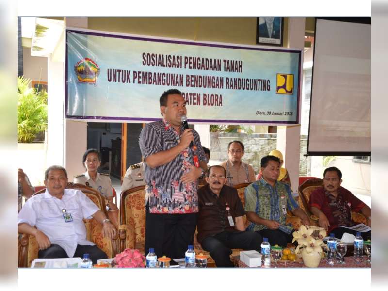 Dua Desa Ikuti Sosialisasi Pengadaan Tanah untuk Pembangunan Bendungan Randugunting