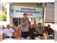 Dua Desa Ikuti Sosialisasi Pengadaan Tanah untuk Pembangunan Bendungan Randugunting