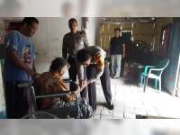 Keluarga Kurang Mampu di Baureno, Mendapat Bantuan dari Kapolres Bojonegoro