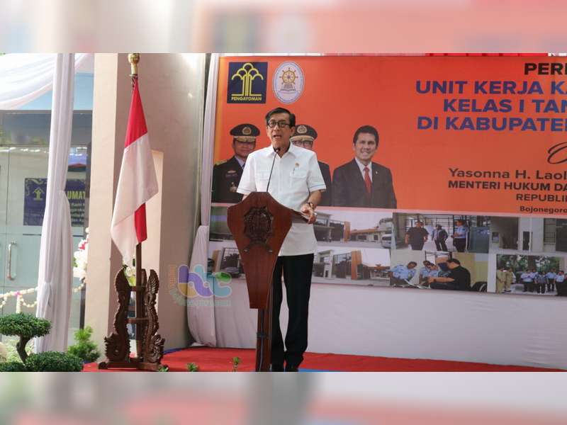 Menkumham Yasonna Laoly Harap UKK Imigrasi di Bojonegoro Segera Disosialisasikan