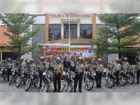 10 Bhabinkamtibmas Terima Motor Trail Baru