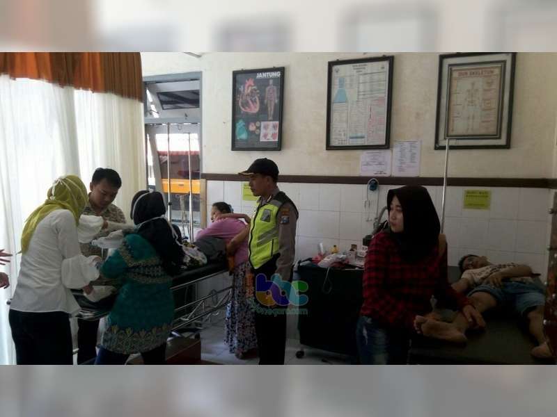 Jupiter Tabrak Satria di Kanor, Kedua Pengendara Luka-Luka