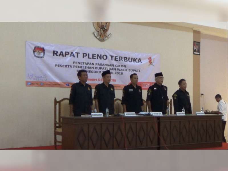 KPU Tetapkan 4 Paslon Bupati dan Wakil Bupati Bojonegoro