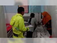 Diduga Akibat Hujan Lebat, Kecelakaan Motor di Ngraho Tiga Orang Luka-Luka