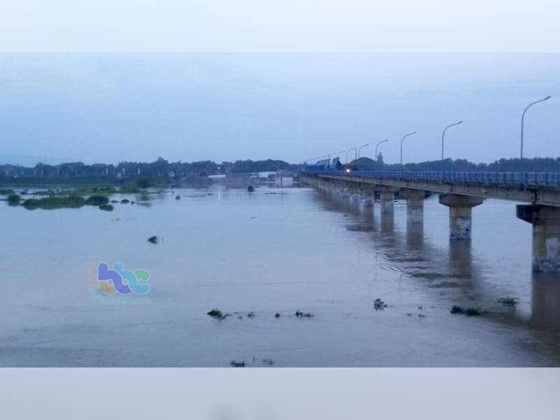 Banjir Bengawan Solo di Bojonegoro Mulai Turun