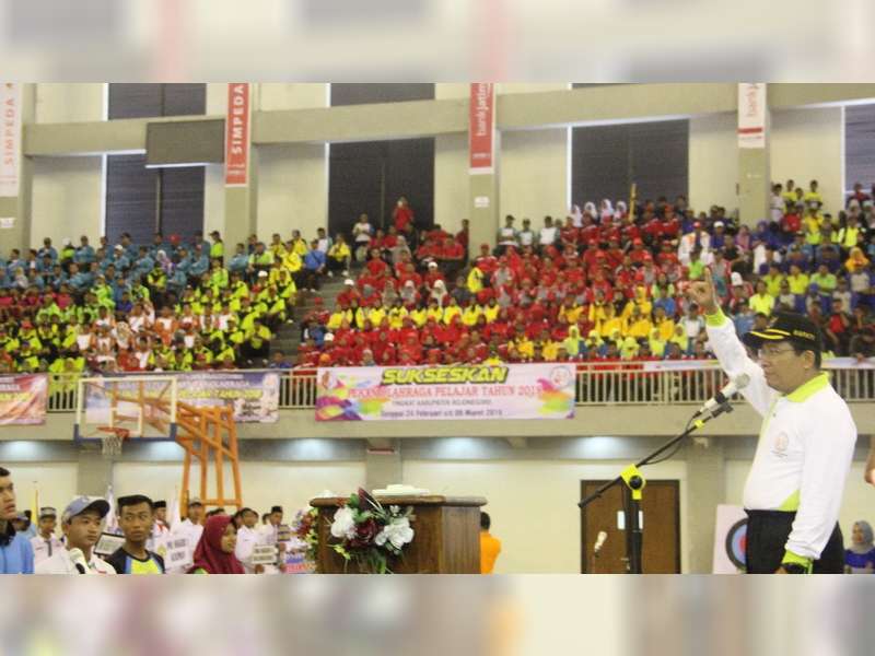 Bupati Bojonegoro Buka Pekan Olahraga Pelajar 2018