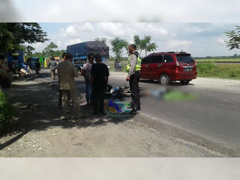 Seorang Pelajar Pengendara Motor di Gayam Meninggal Dunia Terlindas Bus
