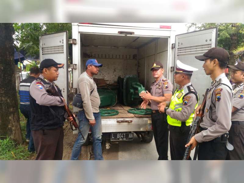 Antisipasi Kejahatan, Polsek Jepon  Polres Blora Lakukan Razia Kendaraan