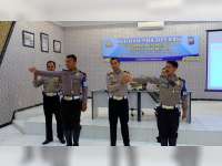 Jelang Operasi Keselamatan 2018, Polres Bojonegoro Gelar Latihan Pra Operasi