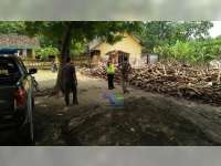 Akibat Hujan Lebat, Bangunan Gedung SD di Kedungadem Roboh