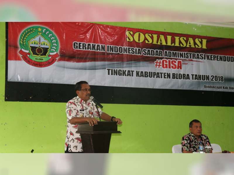 Dindukcapil Blora Sosialisasi Sistem Gisa