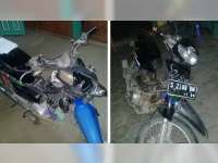 Kecelakaan Motor di Ngraho, Dua Orang Babak Belur