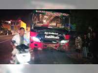 Tertabrak dan Terseret Bus Hingga 50 Meter, Pemotor di Tuban Tewas di TKP