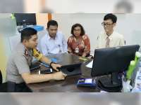 Kapolres Sosialisasikan Aplikasi CAS pada Pimpinan Bank BCA Cabang Bojonegoro