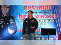 Kapolres Ajak Forum Medsos Bojonegoro Deklarasi Anti Hoax