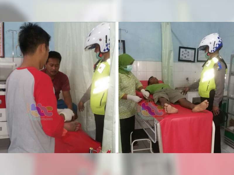 Kecelakaan Motor di Ngraho, Kedua Pengendara Babak Belur
