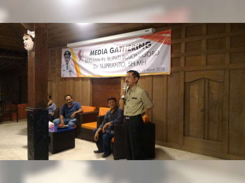 Pj Bupati Bojonegoro Gelar Media Gathering Dengan Awak Media