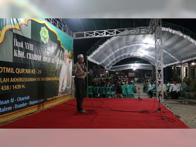 Hadiri Pengajian, Kapolres Bojonegoro Ajak Jamaah Tolak Penyebaran Hoax