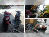 Tabrakan Motor di Balen, Seorang Pengendara dan Seorang Pembonceng Luka Berat