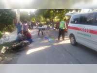 Tabrakan Motor di Kanor, Seorang Pengendara Alami Patah Kaki