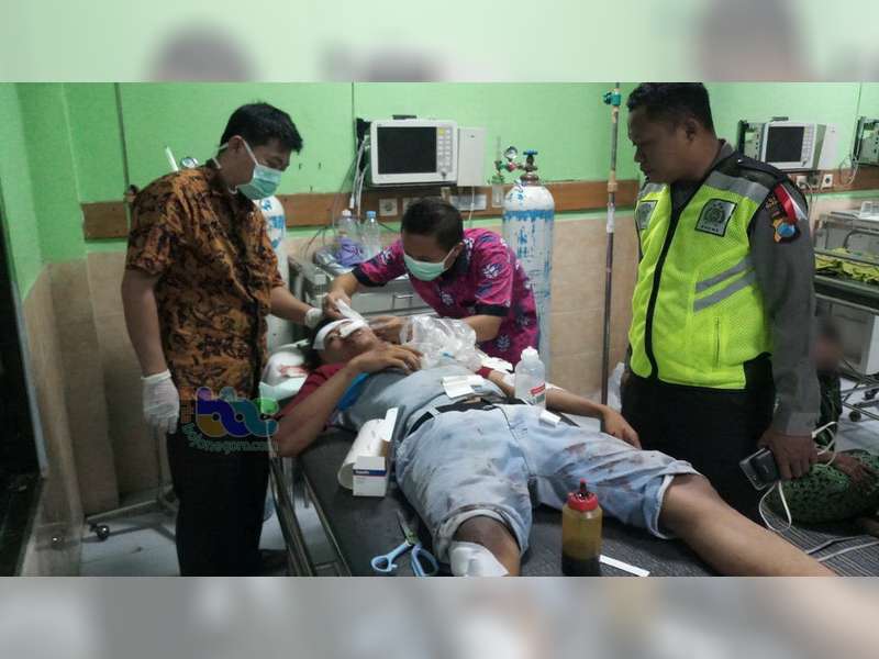 Terperosok Lubang, Pemotor di Kanor Babak-Belur