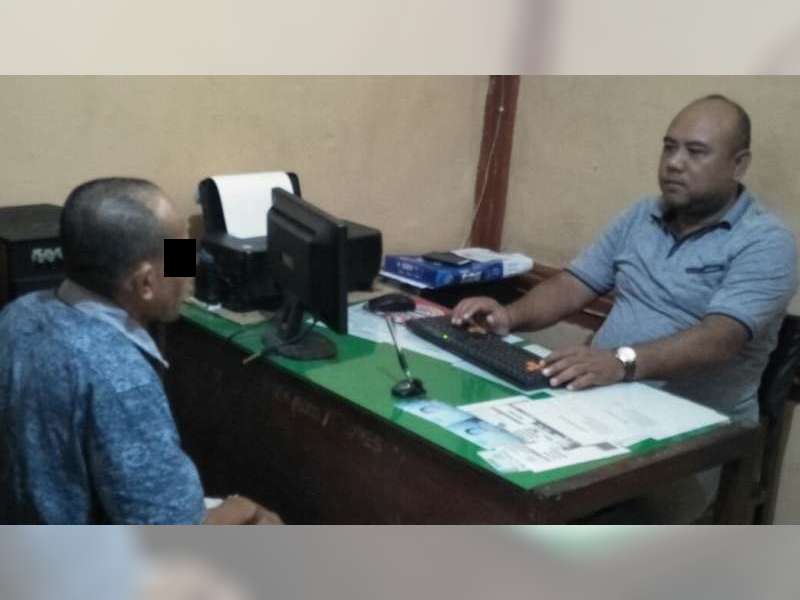 Polsek Cepu Tangkap Penjual Kupon Togel