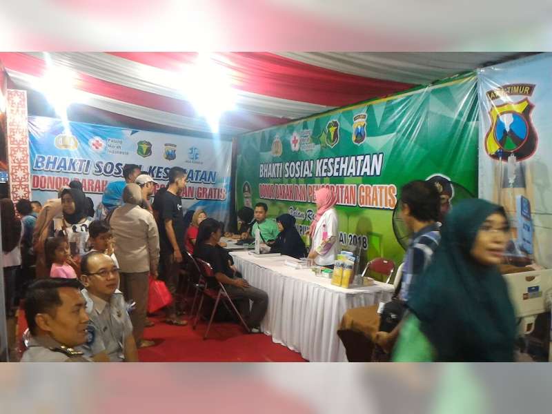 RS Bhayangkara Wahyu Tutuko Gelar Pengobatan Gratis pada Police Expo Polres Bojonegoro