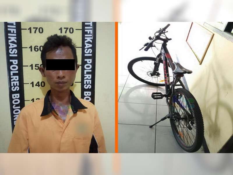 Kedapatan Mencuri Sepeda Pancal, Warga Trucuk Diamankan Warga
