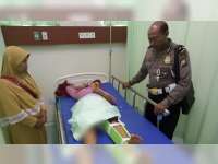 Kecelakaan Motor di Padangan, Seorang Pembonceng Patah Tulang Kaki