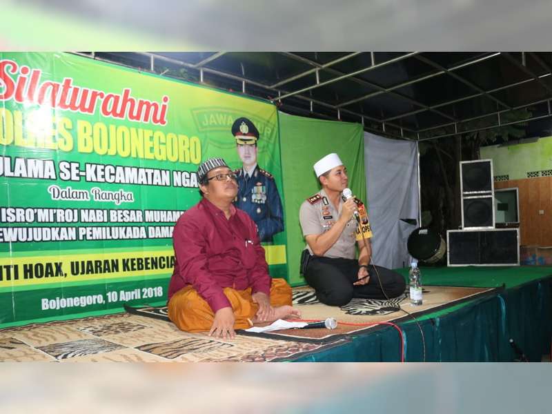 Kapolres Bojonegoro Ajak Ulama Sukseskan Pilkada 2018