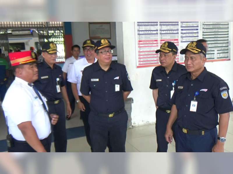 Persiapan Mudik Lebaran, Komisaris PT KAI Sidak Stasiun Bojonegoro