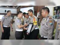 Sat Lantas Polres Bojonegoro Raih Penghargaan Dalam Pelaksanaan Operasi Keselamatan 2018
