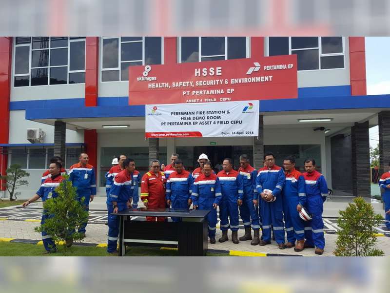 PT Pertamina EP Asset 4 Resmikan Fire Station & HSSE Demo Room