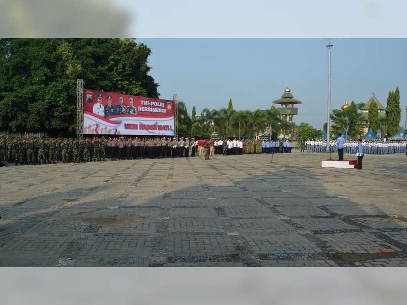 TNI dan Polri di Blora Gelar Apel Sinergitas
