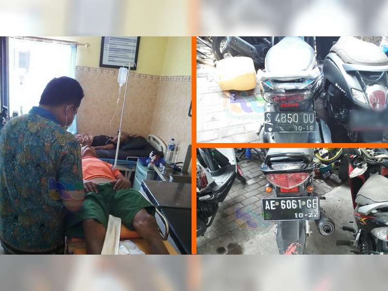 Hendak Menyeberang, Mio Ditabrak Vixion di Dander,  Pengendara Mio Luka Berat
