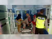 Ditabrak Motor, Pejalan Kaki di Baureno Alami Patah Kaki