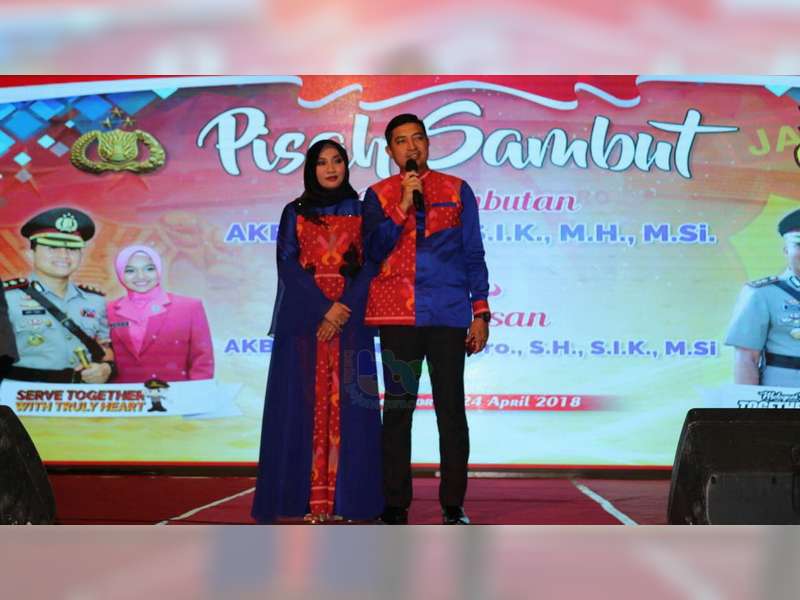 Malam Pisah Sambut Kapolres Bojonegoro Berlangsung Cukup Meriah