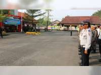 Kapolres Bojonegoro Pimpin Apel Gelar Pasukan, Operasi Patuh Semeru 2018