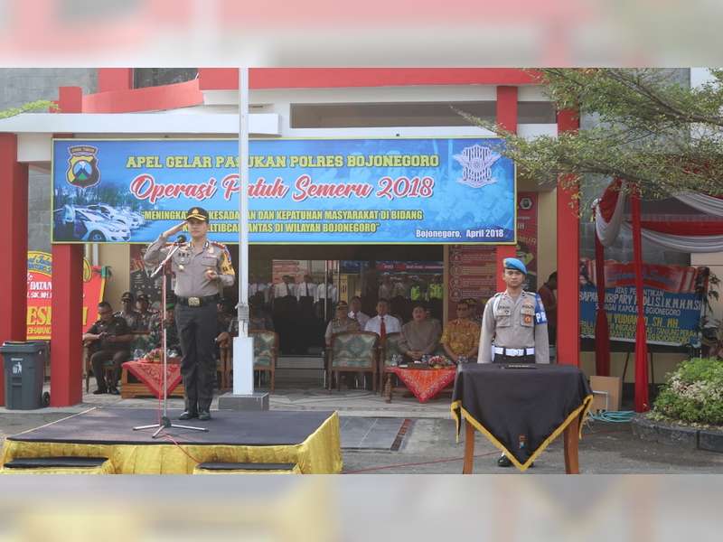 Polres Bojonegoro Gelorakan Keselamatan Berlalu Lintas