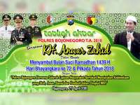 Polres Bojonegoro Gelar Tabligh Akbar bersama KH Anwar Zahid
