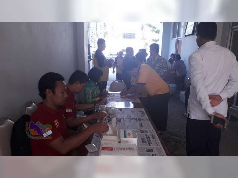 Sat Narkoba Polres Blora Laksanakan Tes Urine pada Pegawai KPP Pratama Blora