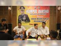Kapolres Bojonegoro Kumpul Bareng Awak Media