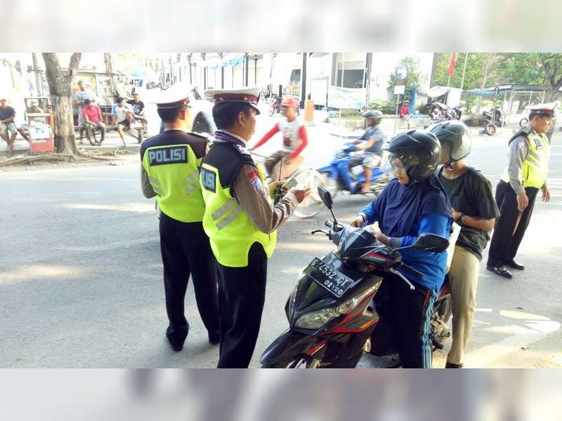 Razia Kendaraan di Bojonegoro, Polisi Tindak 269 Pelanggar