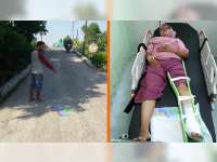 Tabrakan Motor di Padangan Bojonegoro, Seorang Pengendara Patah Kaki