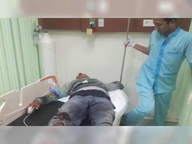 Mendadak Putar Balik, Motor Ditabrak Avanza di Padangan, Pengendara Motor Luka Berat