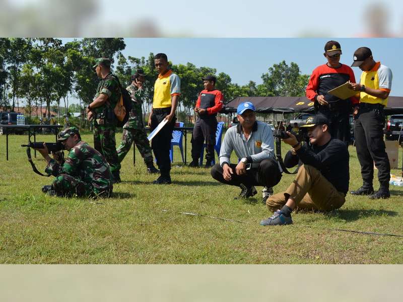 Kapolres dan Dandim 0721 Blora, Latihan Menembak Bersama