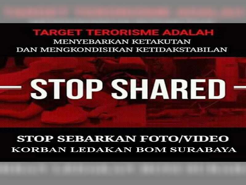 Kapolres Bojonegoro Imbau Masyarakat Tidak Share Foto dan Video Korban Bom di Surabaya