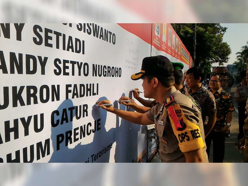 Forpimda Bojonegoro Sampaikan Belasungkawa dan Dukung Polri Tumpas Teroris