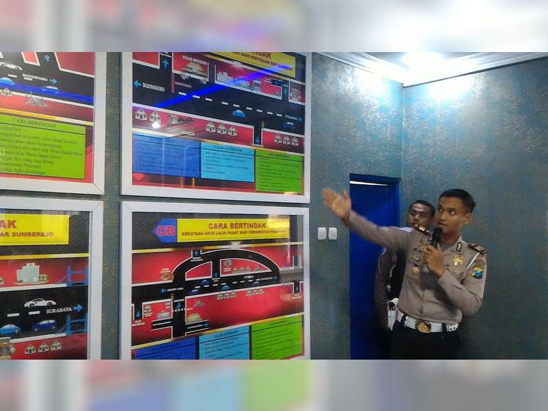 Sat Lantas Polres Bojonegoro Dirikan Pos Monitoring Center