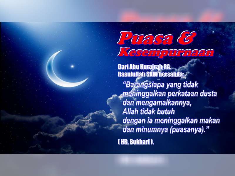 Perkara yang Wajib Dijauhi oleh Orang yang Berpuasa